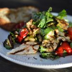 Grilled Summer Salad with Haloumi