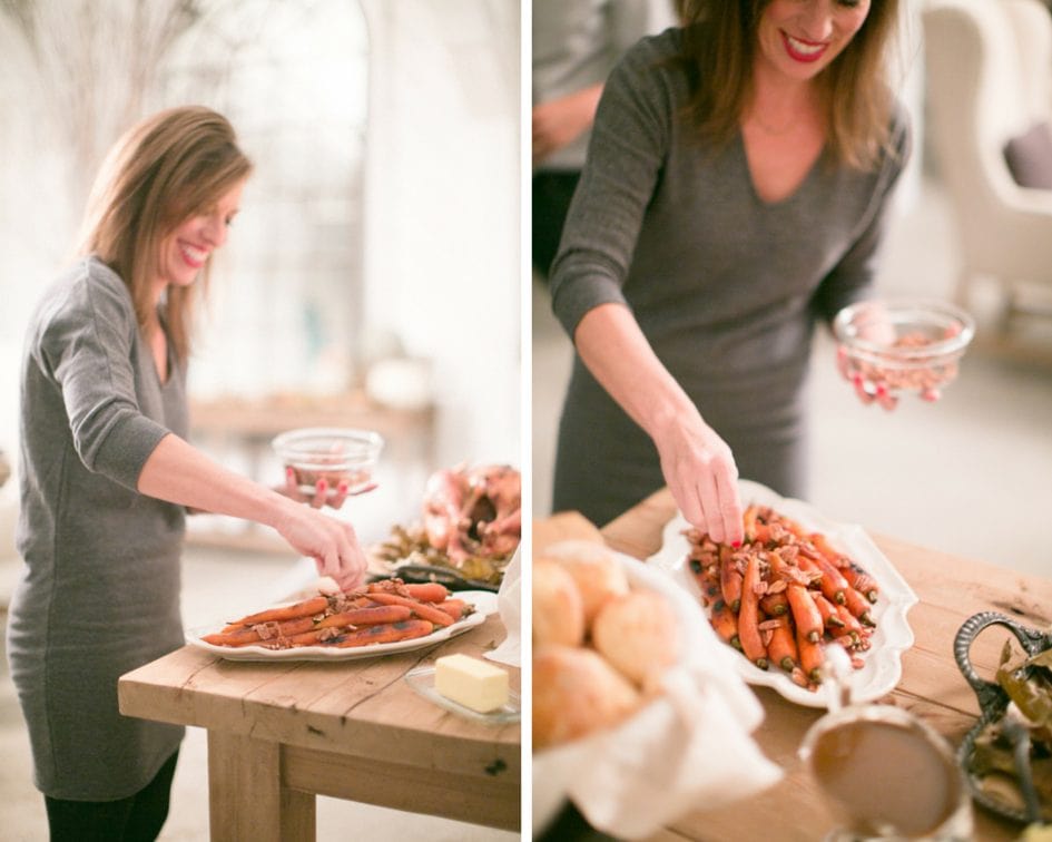 Friendsgiving | Honey-Roasted Carrots | Lisa Samuel | www.Simmstown.com