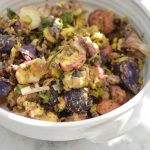 Warm Potato and Leek Salad with Spring Herbs