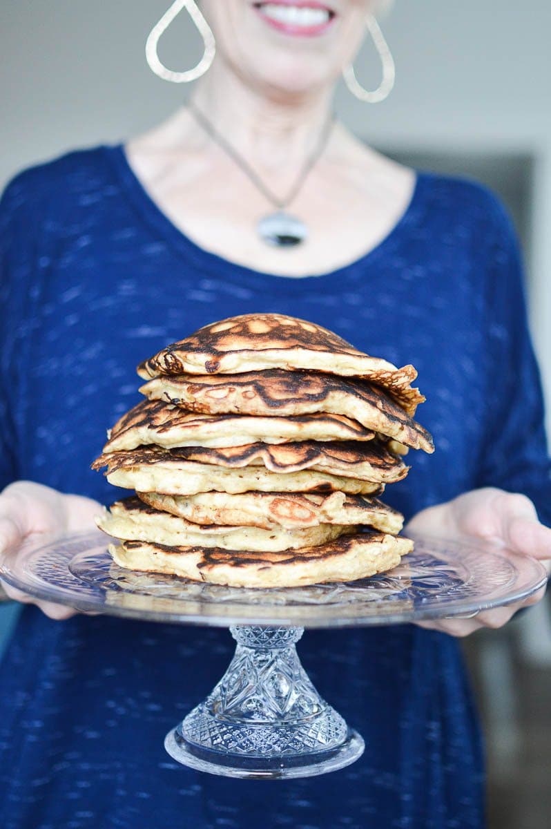 Perfect Whole Grain Pancakes | www.Simmstown.com | Lisa Samuel