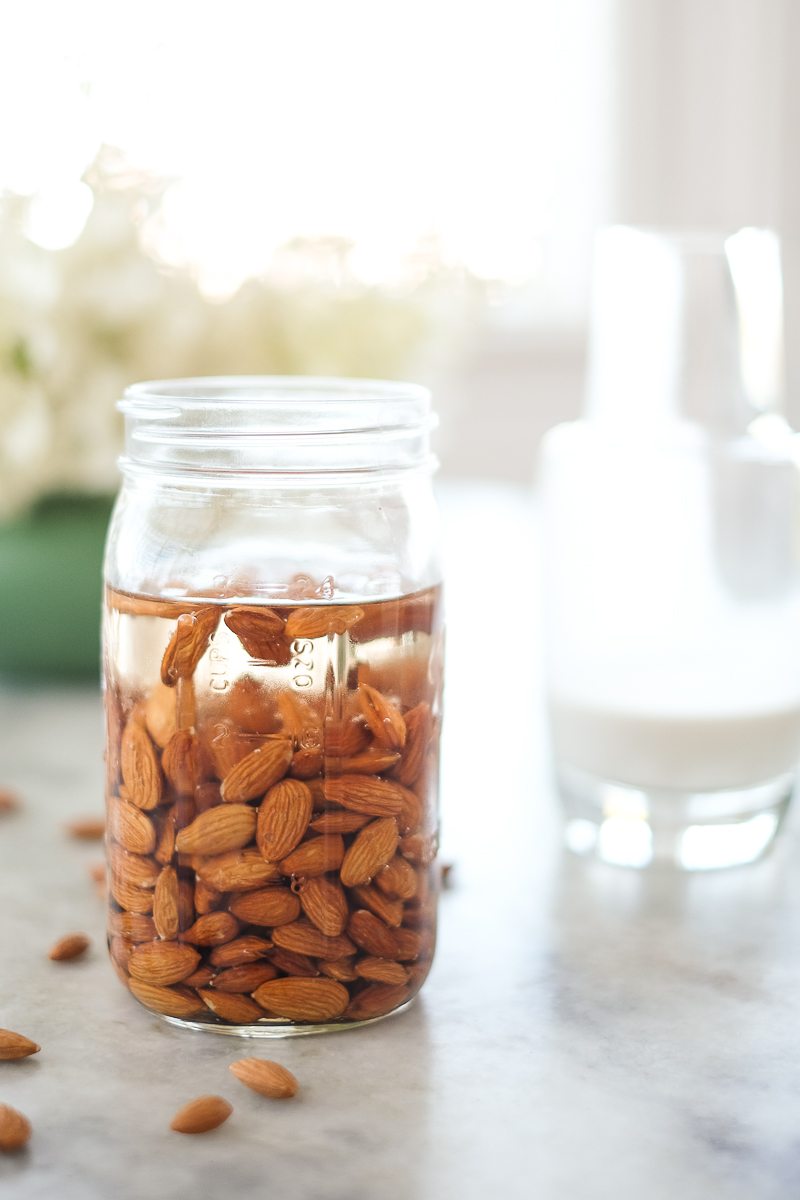 Homemade Date Sweetened Almond Milk | www.Simmstown.com | Lisa Samuel