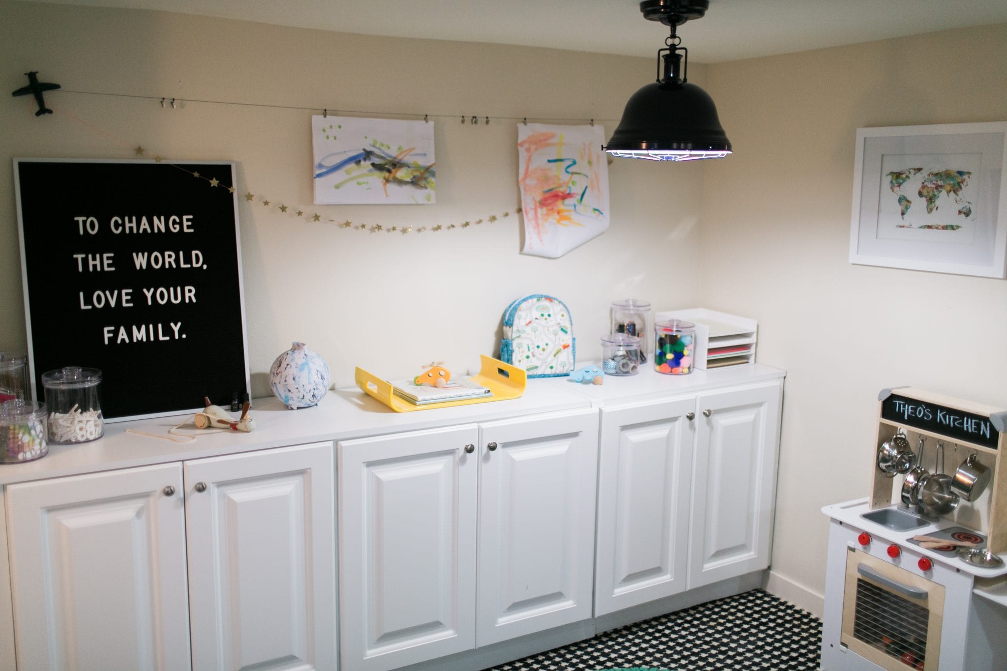 Theo's Playroom // www.LisaSamuel.com