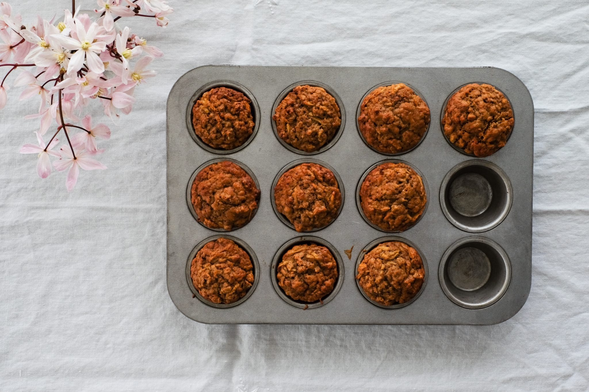 Whole Grain Carrot Apple Muffins // www.LisaSamuel.com