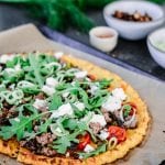 Cauliflower Pizza with Lamb